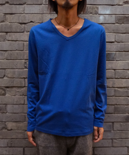 CIAOPANIC（チャオパニック）の「【Ciaopanic】30インナーVPOLS（Tシャツ/カットソー・メンズ・グレー/ネイビー/ブラック/ホワイト/ワインレッド・MEDIUM/LARGE）」の4枚目の写真