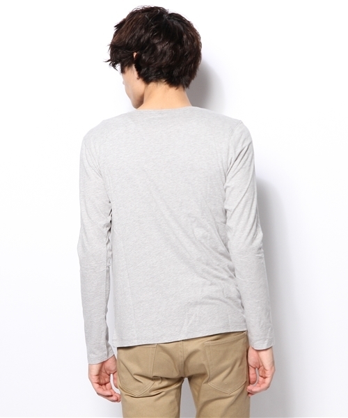 CIAOPANIC（チャオパニック）の「【Ciaopanic】30インナーVPOLS（Tシャツ/カットソー・メンズ・グレー/ネイビー/ブラック/ホワイト/ワインレッド・MEDIUM/LARGE）」の8枚目の写真