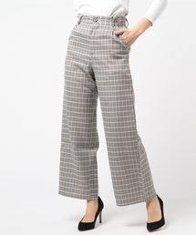 WEGO | WEGO/チェックワイドパンツ(スラックス)