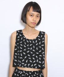i | 恐竜プリントショートタンク(Tシャツ/カットソー)