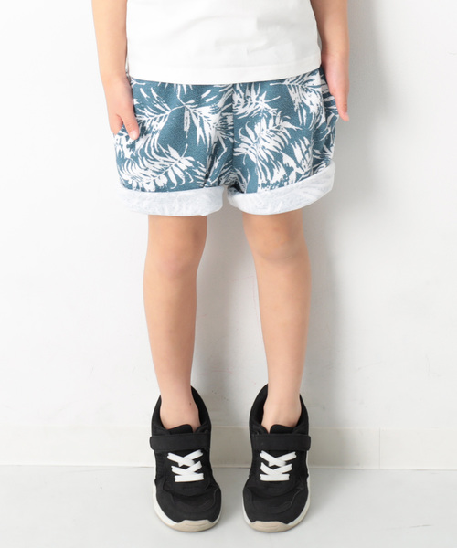 devirock（デビロック）の「総柄裏使いハーフパンツ（その他パンツ・キッズ・ターコイズブルー/ブルー系その他/ブルー系その他2/ホワイト系その他/カモフラージュ/グリーン系その他/ブルー系その他3/ブルー系その他4/ホワイト×ネイビー/ホワイト×ブラック・150cm/120cm/140cm/110cm/160cm/100cm/130cm）」の6枚目の写真