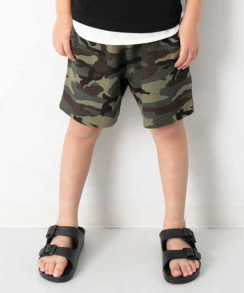 devirock（デビロック）の「総柄裏使いハーフパンツ（その他パンツ・キッズ・ターコイズブルー/ブルー系その他/ブルー系その他2/ホワイト系その他/カモフラージュ/グリーン系その他/ブルー系その他3/ブルー系その他4/ホワイト×ネイビー/ホワイト×ブラック・150cm/120cm/140cm/110cm/160cm/100cm/130cm）」の10枚目の写真
