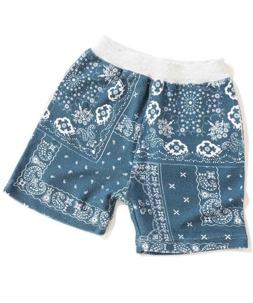 devirock（デビロック）の「総柄裏使いハーフパンツ（その他パンツ・キッズ・ターコイズブルー/ブルー系その他/ブルー系その他2/ホワイト系その他/カモフラージュ/グリーン系その他/ブルー系その他3/ブルー系その他4/ホワイト×ネイビー/ホワイト×ブラック・150cm/120cm/140cm/110cm/160cm/100cm/130cm）」の14枚目の写真