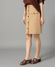 LOWRYS FARM | フロントボタンミニスカート　831874(スカート)