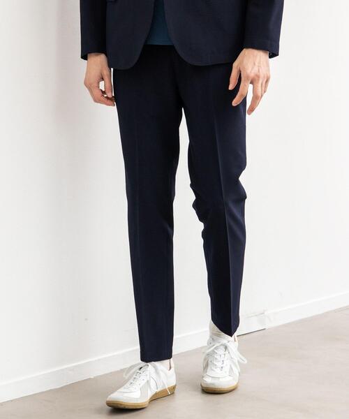 green label relaxing（グリーンレーベルリラクシング）の「NM◆CH ウォッシャブル サッカー N/UP 9分丈 パンツ ＜機能性生地＞（その他パンツ・メンズ・ネイビー/ブラウン・SMALL/MEDIUM/LARGE/X-LARGE/XX-LARGE/X-SMALL）」の11枚目の写真