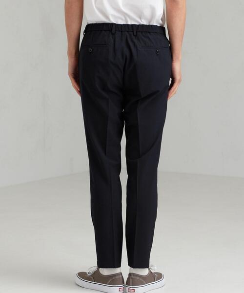 green label relaxing（グリーンレーベルリラクシング）の「NM◆CH ウォッシャブル サッカー N/UP 9分丈 パンツ ＜機能性生地＞（その他パンツ・メンズ・ネイビー/ブラウン・SMALL/MEDIUM/LARGE/X-LARGE/XX-LARGE/X-SMALL）」の3枚目の写真