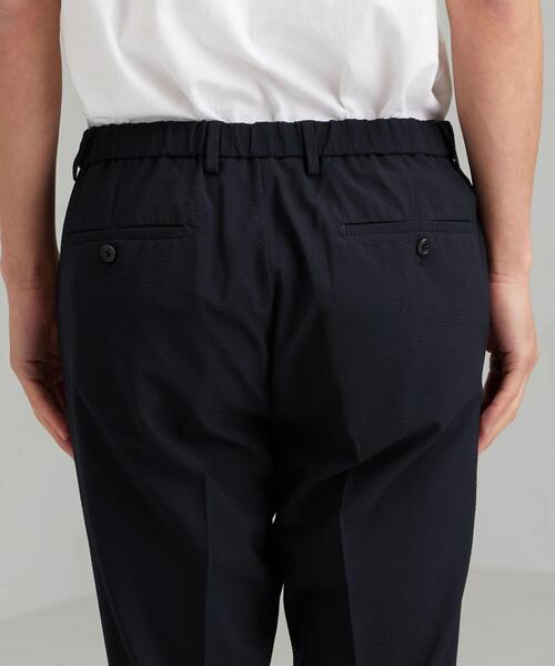 green label relaxing（グリーンレーベルリラクシング）の「NM◆CH ウォッシャブル サッカー N/UP 9分丈 パンツ ＜機能性生地＞（その他パンツ・メンズ・ネイビー/ブラウン・SMALL/MEDIUM/LARGE/X-LARGE/XX-LARGE/X-SMALL）」の13枚目の写真