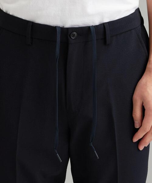 green label relaxing（グリーンレーベルリラクシング）の「NM◆CH ウォッシャブル サッカー N/UP 9分丈 パンツ ＜機能性生地＞（その他パンツ・メンズ・ネイビー/ブラウン・SMALL/MEDIUM/LARGE/X-LARGE/XX-LARGE/X-SMALL）」の8枚目の写真