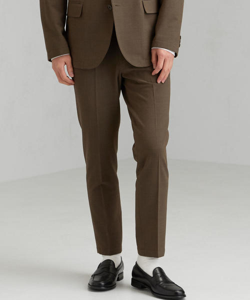 green label relaxing（グリーンレーベルリラクシング）の「NM◆CH ウォッシャブル サッカー N/UP 9分丈 パンツ ＜機能性生地＞（その他パンツ・メンズ・ネイビー/ブラウン・SMALL/MEDIUM/LARGE/X-LARGE/XX-LARGE/X-SMALL）」の16枚目の写真