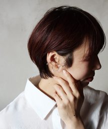 contra bo nepre（コントラ ボ ネプレ ）の「melin ear cuff  double sector  silver　イヤーカフ（イヤリング（片耳用））」