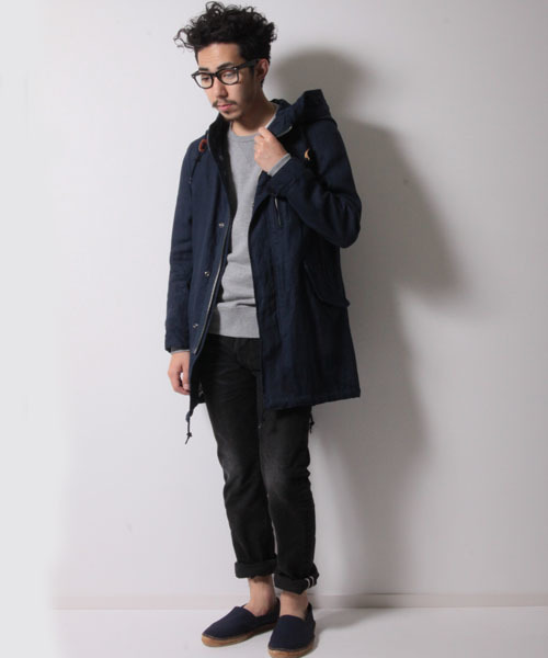 AMERICAN RAG CIE ネイビー モッズコート 【公式通販】