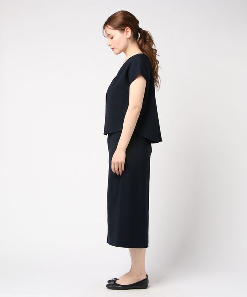TRUDEA(トルディア)の「麻調セットアップ(セットアップ・レディース・ブラック/ネイビー/チャコールグレー/イエロー・LARGE/MEDIUM)」の6枚目の写真