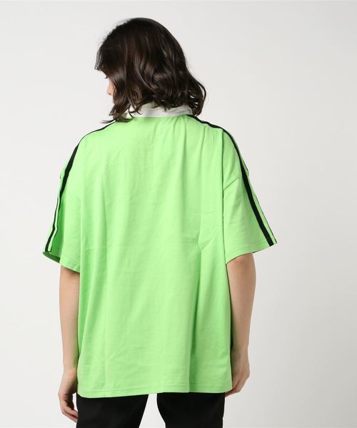 WC(ダブル シー)の「WC/2ラインビッグラガーTシャツ(Tシャツ/カットソー・レディース・ブラック/パープル/オレンジ/グリーン・FREE)」の6枚目の写真