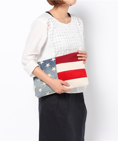 bpr BEAMS Women's(ビーピーアール ビームス)の「Ctrl freak / 星条旗 クラッチバッグ(クラッチバッグ・レディース・その他1・ONE SIZE)」の2枚目の写真
