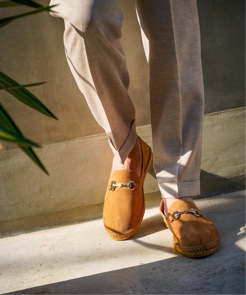 GAIMO（ガイモ）の「GAIMO / ガイモ ヌバック ビットスリッポン（スリッポン・メンズ・ブラック/ベージュ/ネイビー/オレンジ・25/26/25.5/26.5）」の5枚目の写真