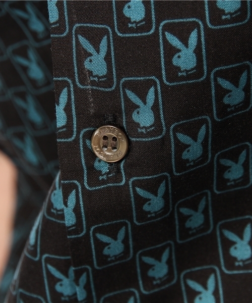 HYSTERIC GLAMOUR（ヒステリックグラマー）の「RH CHECK総柄 半袖イタリアンカラーSH（シャツ/ブラウス・メンズ・ネイビー/ブラック系その他・SMALL/MEDIUM/LARGE）」の7枚目の写真