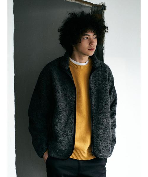 CRAFT STANDARD BOUTIQUE(クラフトスタンダードブティック)の「ボアジャケット〇(その他アウター・メンズ・チャコールグレー/オフホワイト・M/L)」の8枚目の写真