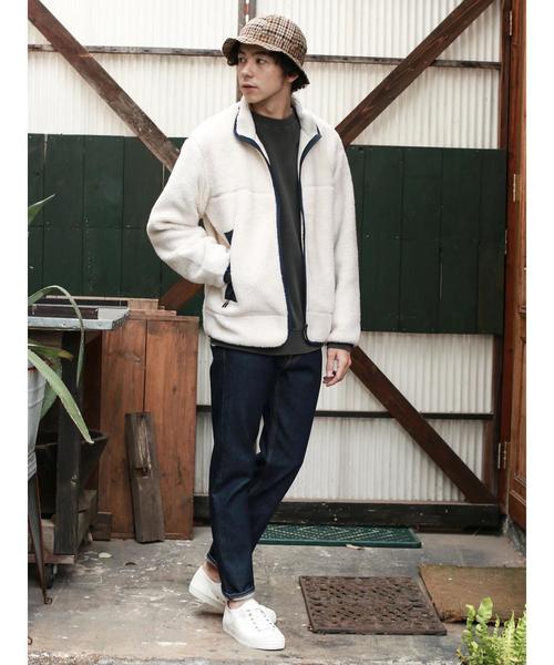 CRAFT STANDARD BOUTIQUE(クラフトスタンダードブティック)の「ボアジャケット〇(その他アウター・メンズ・チャコールグレー/オフホワイト・M/L)」の10枚目の写真