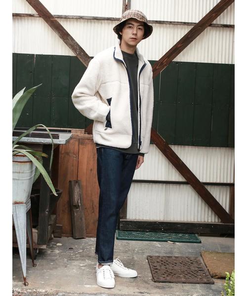 CRAFT STANDARD BOUTIQUE(クラフトスタンダードブティック)の「ボアジャケット〇(その他アウター・メンズ・チャコールグレー/オフホワイト・M/L)」の11枚目の写真