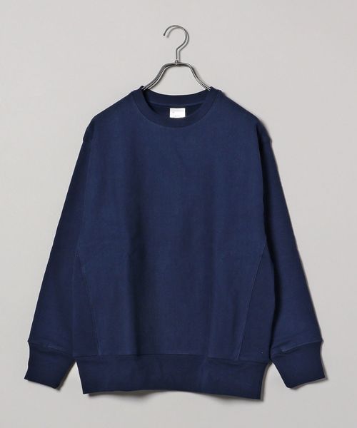 FRUIT OF THE LOOM（フルーツオブザルーム）の「【FRUIT OF THE LOOM×SHIPS】ビッグシルエット クルーネック スウェット（スウェット・メンズ・パープル/ネイビー/グレー/イエロー・SMALL/MEDIUM/LARGE）」の3枚目の写真