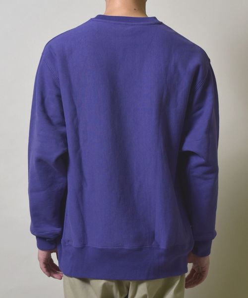FRUIT OF THE LOOM（フルーツオブザルーム）の「【FRUIT OF THE LOOM×SHIPS】ビッグシルエット クルーネック スウェット（スウェット・メンズ・パープル/ネイビー/グレー/イエロー・SMALL/MEDIUM/LARGE）」の8枚目の写真
