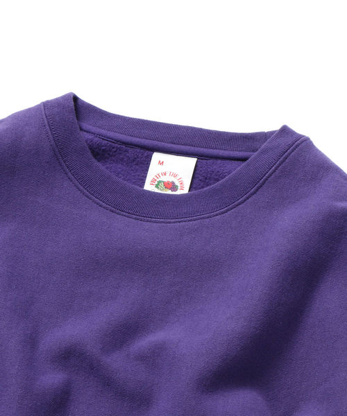 FRUIT OF THE LOOM（フルーツオブザルーム）の「【FRUIT OF THE LOOM×SHIPS】ビッグシルエット クルーネック スウェット（スウェット・メンズ・パープル/ネイビー/グレー/イエロー・SMALL/MEDIUM/LARGE）」の10枚目の写真