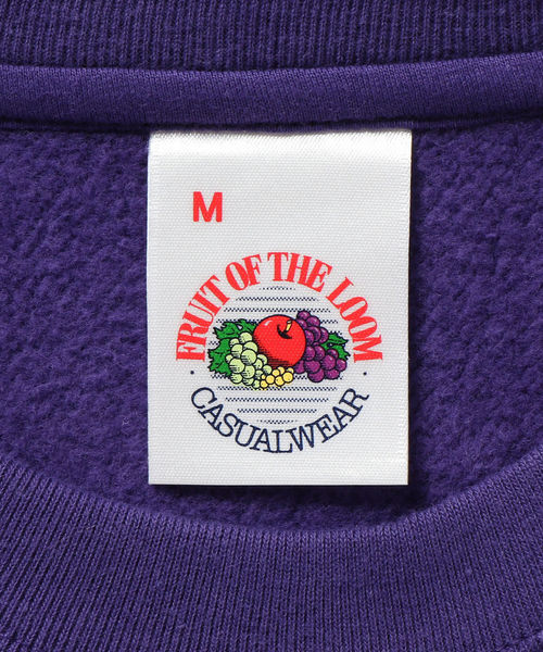 FRUIT OF THE LOOM（フルーツオブザルーム）の「【FRUIT OF THE LOOM×SHIPS】ビッグシルエット クルーネック スウェット（スウェット・メンズ・パープル/ネイビー/グレー/イエロー・SMALL/MEDIUM/LARGE）」の13枚目の写真