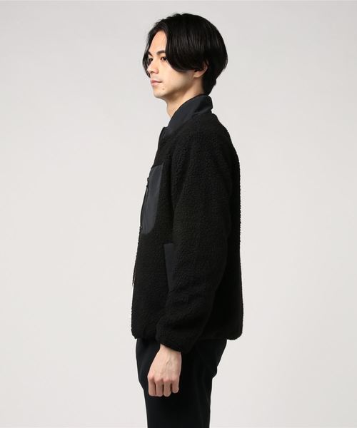 CORISCO(コリスコ)の「CORISCO ボア スタンド ブルゾン(M1)(ブルゾン・メンズ・ホワイト/ブラック/ブラウン/ベージュ/グリーン・MEDIUM/LARGE/X-LARGE)」の6枚目の写真
