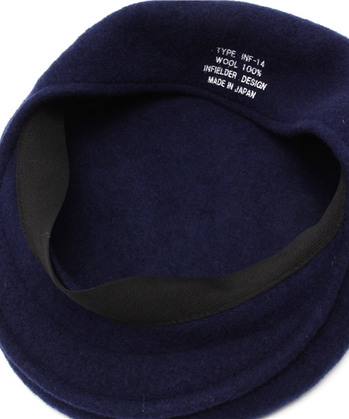 BEAMS（ビームス）の「◎INFIELDER DESIGN×BEAMS / フェルト ハンチング（ハンチング/ベレー帽・メンズ・ブラック/カーキ/ネイビー・ONE SIZE）」の6枚目の写真