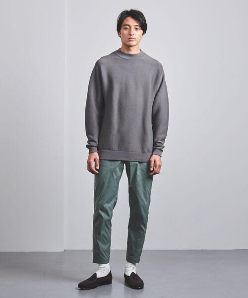 UNITED ARROWS（ユナイテッドアローズ）の「<UNITED ARROWS> ガーター クルーネック ニット（ニット/セーター・メンズ・ブラック/オレンジ系その他/グレー・XL/L/S/M）」の10枚目の写真