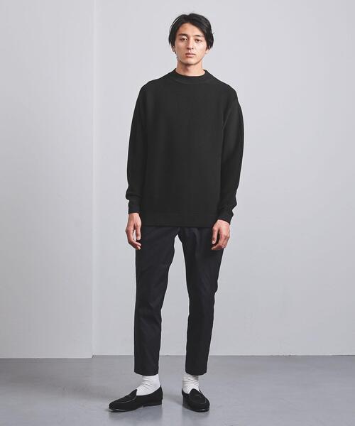 UNITED ARROWS（ユナイテッドアローズ）の「<UNITED ARROWS> ガーター クルーネック ニット（ニット/セーター・メンズ・ブラック/オレンジ系その他/グレー・XL/L/S/M）」の11枚目の写真