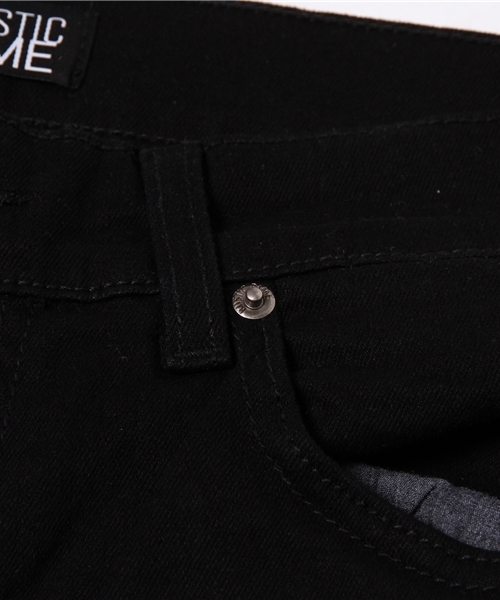 RUSTICDIME（ラスティックダイム）の「WEGO/RUSTIC DIME スキニーパンツ（デニムパンツ・メンズ・ブラック/ダークインディゴブルー・MEDIUM/LARGE）」の12枚目の写真