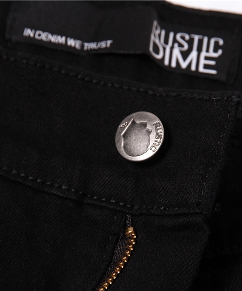 RUSTICDIME（ラスティックダイム）の「WEGO/RUSTIC DIME スキニーパンツ（デニムパンツ・メンズ・ブラック/ダークインディゴブルー・MEDIUM/LARGE）」の13枚目の写真