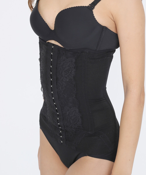 Lace Ladies（レースレディース）の「ウエスト引き締めコルセット ウエストニッパー（その他アンダーウェア/インナー・レディース・ブラック/ベージュ/パープル・S/M/L/XL/3XL/XXL）」の5枚目の写真