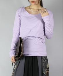 ラベンダー」に該当するレディースのTシャツ/カットソーファッション