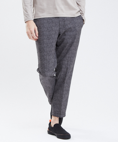 RECENCY OF MINE（リーセンシー オブ マイン）の「【Recency of Mine】COOL DOTS クロップドパンツ（スラックス・メンズ・ダークネイビー/ライトグレー/グレー・44/46/48/50）」の3枚目の写真