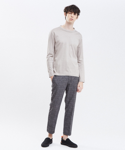 RECENCY OF MINE（リーセンシー オブ マイン）の「【Recency of Mine】COOL DOTS クロップドパンツ（スラックス・メンズ・ダークネイビー/ライトグレー/グレー・44/46/48/50）」の14枚目の写真