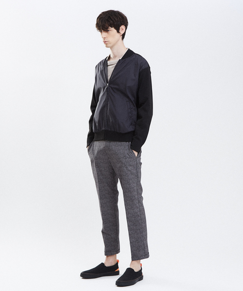 RECENCY OF MINE（リーセンシー オブ マイン）の「【Recency of Mine】COOL DOTS クロップドパンツ（スラックス・メンズ・ダークネイビー/ライトグレー/グレー・44/46/48/50）」の12枚目の写真