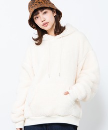WEGO/シャギーボアプルパーカー