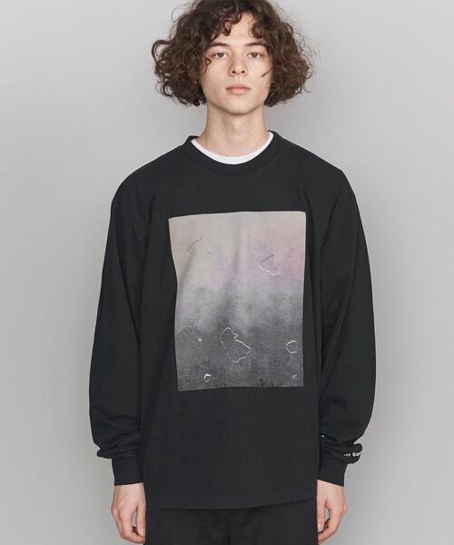 BEAUTY&YOUTH UNITED ARROWS（ビューティーアンドユースユナイテッドアローズ）の「＜SILENT SOUND＞ RAIN LS T/カットソー（Tシャツ/カットソー・メンズ・ブラック・MEDIUM/LARGE/SMALL/X-LARGE）」の2枚目の写真