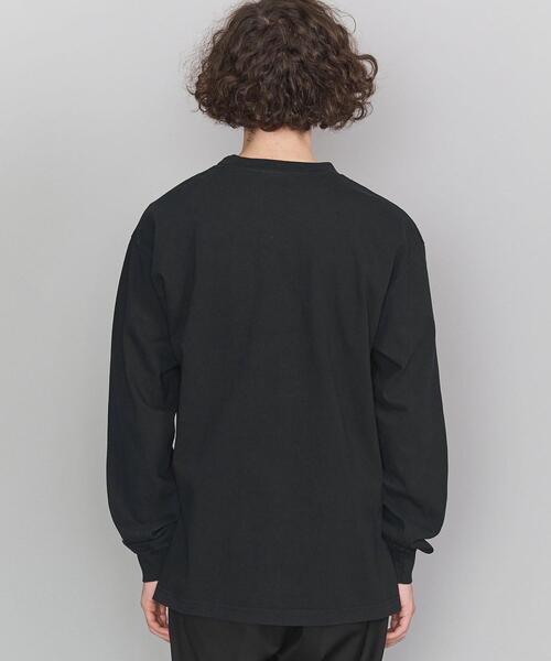 BEAUTY&YOUTH UNITED ARROWS（ビューティーアンドユースユナイテッドアローズ）の「＜SILENT SOUND＞ RAIN LS T/カットソー（Tシャツ/カットソー・メンズ・ブラック・MEDIUM/LARGE/SMALL/X-LARGE）」の4枚目の写真