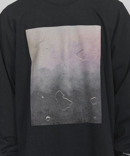 BEAUTY&YOUTH UNITED ARROWS（ビューティーアンドユースユナイテッドアローズ）の「＜SILENT SOUND＞ RAIN LS T/カットソー（Tシャツ/カットソー・メンズ・ブラック・MEDIUM/LARGE/SMALL/X-LARGE）」の10枚目の写真