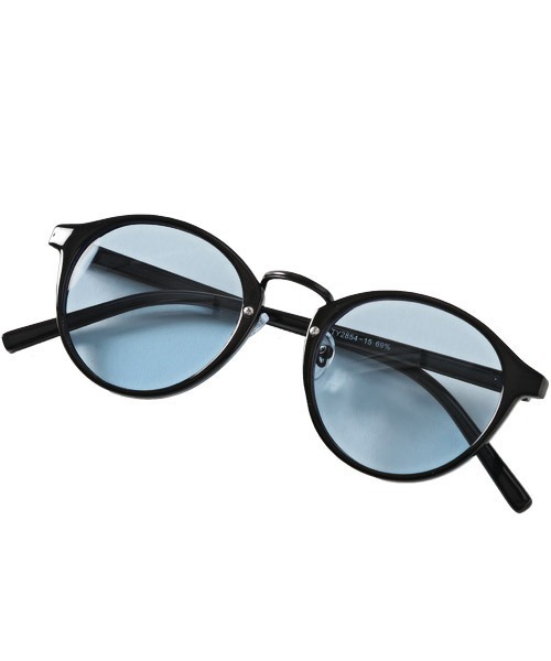 LUXSTYLE(ラグスタイル)の「ボストンUVカットサングラス(サングラス・メンズ・ライトブルー/クリアブラック/ライトピンク/ライトグリーン/ブラウン/クリアブラウン/スモーク/ライトグレー・FREE)」の6枚目の写真