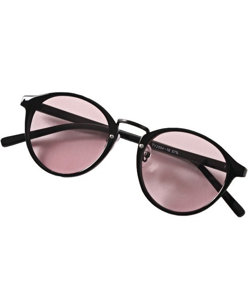 LUXSTYLE(ラグスタイル)の「ボストンUVカットサングラス(サングラス・メンズ・ライトブルー/クリアブラック/ライトピンク/ライトグリーン/ブラウン/クリアブラウン/スモーク/ライトグレー・FREE)」の18枚目の写真