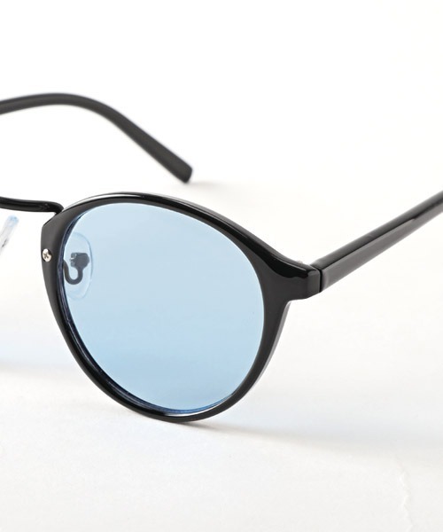 LUXSTYLE(ラグスタイル)の「ボストンUVカットサングラス(サングラス・メンズ・ライトブルー/クリアブラック/ライトピンク/ライトグリーン/ブラウン/クリアブラウン/スモーク/ライトグレー・FREE)」の21枚目の写真