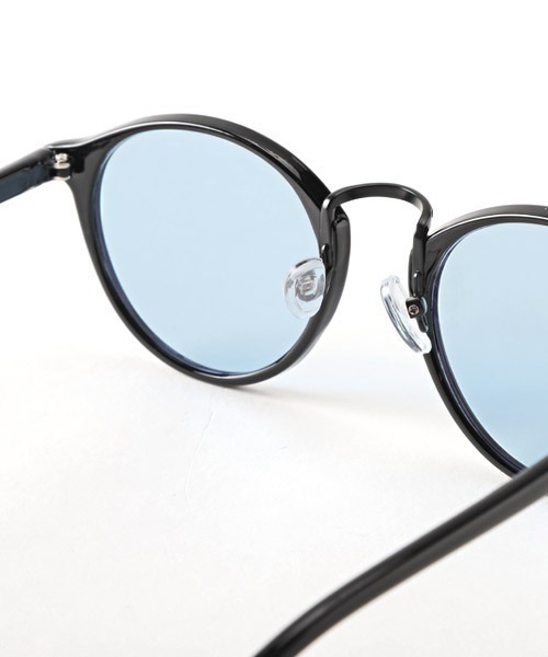 LUXSTYLE(ラグスタイル)の「ボストンUVカットサングラス(サングラス・メンズ・ライトブルー/クリアブラック/ライトピンク/ライトグリーン/ブラウン/クリアブラウン/スモーク/ライトグレー・FREE)」の22枚目の写真
