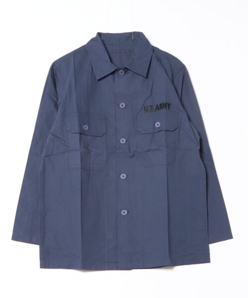 HOUSTON（ヒューストン）の「【HOUSTON】POPLIN ARMY SHIRT