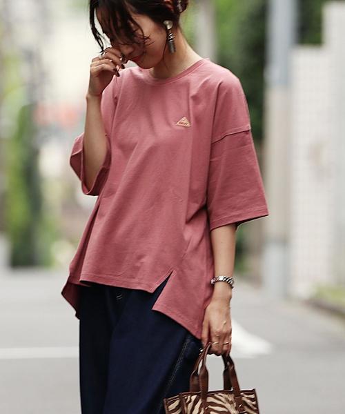 coen（コーエン）の「KELTY（ケルティ）別注Tシャツ#（Tシャツ/カットソー・レディース・ベージュ/ホワイト/オリーブ/ダークブラウン/ピンク/ダークグレー・FREE）」の6枚目の写真