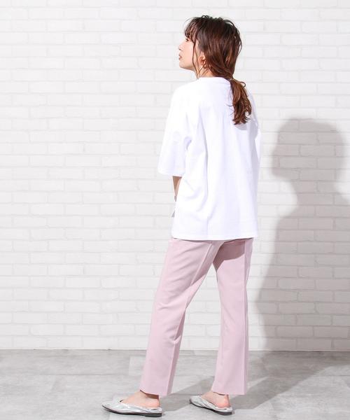 coen（コーエン）の「KELTY（ケルティ）別注Tシャツ#（Tシャツ/カットソー・レディース・ベージュ/ホワイト/オリーブ/ダークブラウン/ピンク/ダークグレー・FREE）」の8枚目の写真