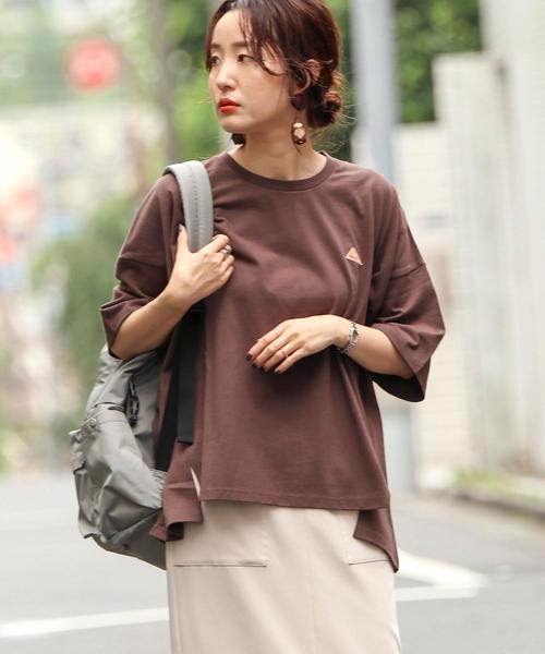 coen（コーエン）の「KELTY（ケルティ）別注Tシャツ#（Tシャツ/カットソー・レディース・ベージュ/ホワイト/オリーブ/ダークブラウン/ピンク/ダークグレー・FREE）」の19枚目の写真